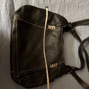 Black Leather Shoulder Bag